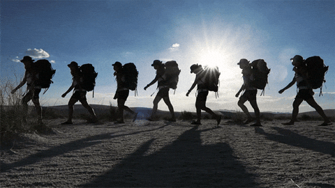 marching