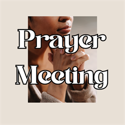 Prayer Meeting Sign